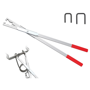 Qualirey Trap Setter for 110 Thru 330 Traps Steel Tool for Easy Safe Setting Reliable Outdoor Trapping Accessory Setting Tongs Animal Trap Setter Trapping Tools for Hunters Wildlife Control