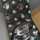 GOLOPET Large Dog Heating Pad 36x24 in with Smart Thermostat Switch and Power Line Protection Tube,Obtained MET and UL Dual Certification,Waterproof Pet Heating Pad for Dogs,with Plush Fabric Cover