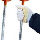 Rebar Survey Marker Stakes, 12 Inch Long - 1.35 LB Heavy Duty, Hi-Vis Orange (2 Pack) Building line Marker Posts are Suitable for Paving Stones, Gardens, Lawn Edges, and Weed barriers