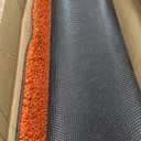 Heavy-Duty Baseball Batting Hitting Mat 12' x 6' Baseball Softball Turf Training Mat Regulation Size with Home Plate Non-Slip Bottom Thickening Design Suitable for Indoor and Outdoor Use (Red and Blue)