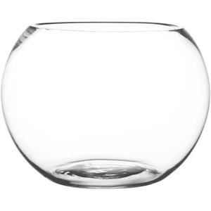 1 piece Bowl Glass Vase,Bubble Bowl, Fish Bowl for Wedding, Lotus hydroponic Plants, Home Decoration, can be Used as a Fish Tank (7.9IN)