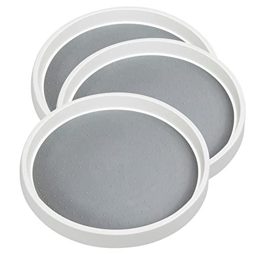 Twoyu Non Skid Lazy Susan Turntable,Single Round Rotating Kitchen Spice Organizer for cabinets,Pantry, Bathroom, Refrigerator (10Inch) 1 pc