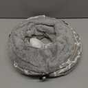 LUCKITTY Geometric Straight Cat Tunnel with Plush Inside,Cats Toys Collapsible Tunnel Tube with Balls, for Rabbits, Kittens, Ferrets,Puppy, Diameter 9.8 Inch