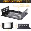 Under Desk Computer Mount for Small Form Factor SFF Computers and Pcs, Using Space 16.7" x H 4.75" x D 12" Mount Shelf Organizer for Office Home Workstation Gaming Stand up Desk