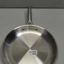 GoodCook Stainless Steel Fry Pan 12-Inch, Oven-Safe to 500F & Induction-Safe Compatible with All Stovetops 3-Layer Construction for Even Heating Non-Toxic PTFE & PFOA Free, Silver