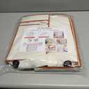 Foldable Storage Boxes with lids,Waterproof Tissue Box Holder with Storage,Multipurpose Toy Storage BoxSturdy Magazine containers (Beige)