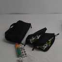 American Mahjong Tile Set,166 Tiles White Blue Acrylic Carving Tiles,Mahjong Game Set with Portable Travel case(Racks Not Included)