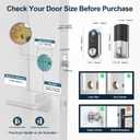 Smart Deadbolt, SMONET Fingerprint Electronic Deadbolt Door Lock with Keypad-Bluetooth Keyless Entry Front Door Digital Keypad App Control, Ekeys Sharing, App Monitoring Auto Lock for Homes and Hotel