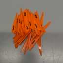 Bohning Heat Vanes, Low Profile Hunting Vane, 2.5" Neon Orange, 36pk
