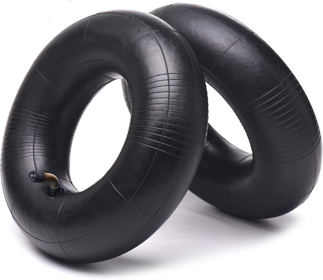AR-PRO 11x4.00-5|11x4.50-5|11x6.00-5 Heavy Duty Replacement Inner Tube with TR-87 Bent Valve Stem (2-Pack) - for Wheelbarrows, Mowers, Hand Trucks and More