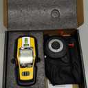 PREXISO 2-in-1 Stud Finder with Laser Level, Rechargeable Multi Surface Cross Line Laser & Wall Stud Scanners Tool for Hanging Frames & Picture, Wood Ac Wire Metal Studs Joist Pipe Detection