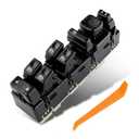15883319 Front Driver Side Master Power Window Mirror Control Switch for 2003-2006 GMC Sierra Chevy Silverado Avalanche Suburban Tahoe Escalade Yukon Cadillac Hummer H2 Replace OE 920-022 15112971