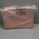 gzcz Large Capacity Travel Makeup Case Organizer,Professional Cosmetic Bags for Women,Waterproof PU Leather Makeup Bag with Adjustable Dividers and Shoulder Strap for Brushes and Jewelry (Criss Cross Pink)