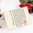 4 x Romantic Valentines Day Card for Wife Husband Boyfriend Girlfriend, Funny Valentines Day Gifts for Him Her