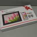 BIGASUO Digital Picture Frame, 10.1" Frameo Digital Frame WiFi with 32GB Memory, 1280x800 IPS Touch Screen, Send Photos/Videos from Your Phone Anywhere, Photo Gifts for Parents and Grandparents