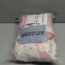 Twin Duvet Cover Cotton, 3D Embroidery Twin Bedding Sets Pink Bed Set, Comforter Covers Soft Sweat-Absorbing for Girls Kids Teen (Twin/Twin XL)