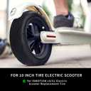 10x2.50-6.5 Vacuum Tire, 10 Inch Replacement Tire, With tire Air Valve, for INMOTION L9/S1 Electric Scooter [Tubeless Tires] [Non-Slip] [Shockproof] (1 Pack)