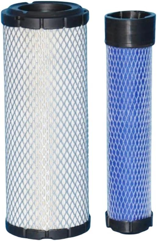 Air Filter Kit M131802 & M131803 compatible with JOHN DEERE Tractor 1025R 260 54D 60D 2025R 2027R 2030A 2032R 2036R 2038R 2305 2320 2520 26P 2720 3005 3025E 3032E 3036E 3038E 4005 4200 4210 4300 4310