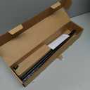 5/8 Diameter Curtain Rods 30-90 Inch, for 30-84 Inch Windows, Adjustable Splicing Black Curtain Rods for Windows with Brackets, Window Rod Long Small Curtains Rod, 2 Pack