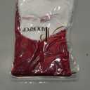 Christmas Tops for Women - Xmas V Neck Fur Trim Sweaters Casual Loose Sweatshirts Velvet Long Sleeve Pullover (Red, S)