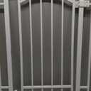 Ingenuity Decorative Extra Tall Baby Gate & Dog Gate, 28.5"-48" Wide, 36" Tall, Hardware or Pressure Mounted, Install on Top or Bottom of Stairs, Banister, or Doorway - White