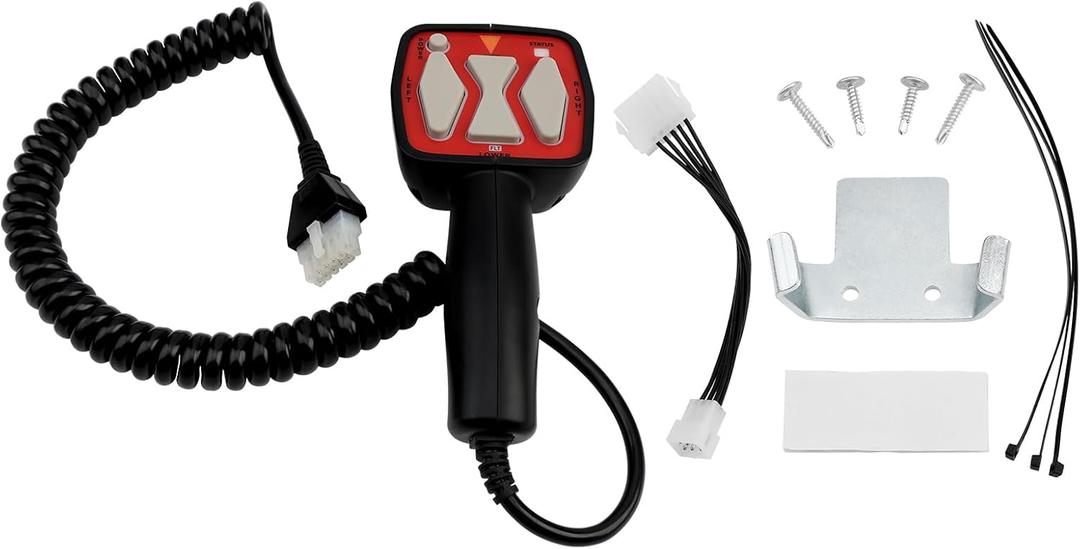 Hand Held Snowplow Controller Switch Compatible with Western 56462 56369 6-pin, Fisher 9400 8292 Straight Blade Plows, Replace# 1306902
