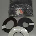 Magnetic Window Screen, DIY Window Screen for House Adjustable Fiberglass Mesh White Frame Grey Net Self Adhesive Easy Installation (35"x57"(89x145cm))