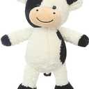 CHELEI2019 11.8" Cow Stuffed Animals Soft Cuddly Cow Plush Stuffed Animal Toy for Kids