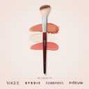 BK BEAUTY 112 SMALL ANGLED FACE BRUSH Precise Angled Blush Brush for Soft, Natural Blend, Ideal for Blush on Smaller Faces & Highlighting