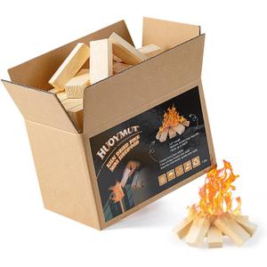 Mini Fire Stick Wood,3.5" Lengths Kiln Dried Pine Small Firewood,Barkless Kindling Fire Logs,Fire Pit Accessories Great for Tabletop Fire Pit,Fireplace,Mini Mesa Wood,4 Lbs