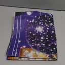 75th Birthday Door Cover Decoration 71 x 35 Inch Purple and Gold Glitter Balloon Banner for Seventy Fifth Birthday Party Supplies Happy 75 Years Old Backdrop Wall Decor for Women Men