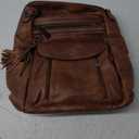 Shrrie Backpack Purse for Women Fashion Leather Backpack Purse Designer Travel Backpack Convertible Shoulder Bag with Wristlet (1 Two-toned Brown)