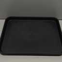 Boot Tray for Entryway Indoor, Heavy Duty Shoe Mat Tray 2 Packs, 16.7"x12.8" Waterproof Shoes Trays with Raised Edge, Outdoor Multi-Purpose Mats for Boots, Garden, Pets (Black)