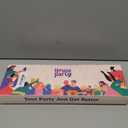 HOUSE OF PARTY Felt Happy Birthday Banner | Blue Happy Birthday Sign for Birthday Decor, Backdrop | Felt Garland for Birthday Party Decoration (Gradient Blue)