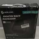 AERLANG Cordless Neck and Back Massager with Heat, 3D Shiatsu Kneading Pillow, 4 Massage Nodes & Bi-Directional Deep Tissue Massage for Neck/Shoulders/Back, Ideal Gift for Women & Men (Black)