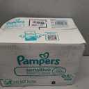 Pampers Sensitive Baby Wipes, Water Based, Clinically Proven, Hypoallergenic, and Unscented for Babies, 1008 Wipes Total (18 Flip-Top Packs)