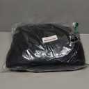 Easy-Going 100% Dual Waterproof Stretch Ottoman Cover Rectangle Folding Storage Stool Furniture Protector Soft Slipcover for Living Room with Elastic Bottom (XX Large, Black) 37"D x 75"W x 17"H