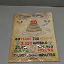 Cool 60th Birthday Card Gifts for Women Men, Happy 60th Birthday Decoration for Mom Dad, Gifts for 60 Year Old Woman Man