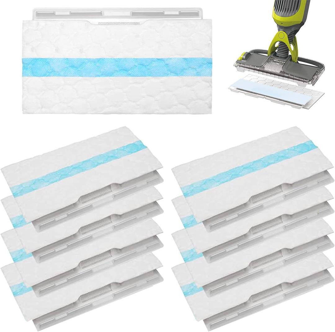 4 PCS Mopping Pads Refills Compatible for Shark VACMOP Disposable Hard Floor Vacuum and Mop Pad Refills for Shark Vacmop Pro VM252 VM251 VM250 VM200 VC205 QM250 VM190 VM200P12 VMP30