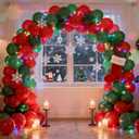 RUBFAC 129pcs Red Balloons Different Sizes 18 12 10 5 Inch for Garland Arch, Premium Latex Balloons Wedding Anniversary Bachelorette Casino Birthday Party Decorations