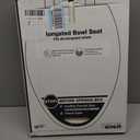 KOHLER 4636-RL-96 Cachet ReadyLatch Elongated Toilet Seat Slow Close Soft Close, Toilet Seat Quiet Lid, Contoured Grip-Tight Bumpers Installation Hardware, Apartment Essentials, Biscuit