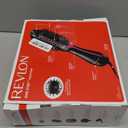 REVLON One-Step Volumizer Hair Dryer and Styler, for Less Frizz, More Shine, and Reduced Heat Damage for Salon Style Round Brush for Blowout, Black (1.0 VOLUMIZER)