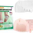 Toe Separators & Metatarsal Pads for Women & Men - 4 PCS Gel Toe Spacers, Ball of Foot Cushions for Pain Relief, Metatarsalgia, Morton's Neuroma, All-Day Comfort for Walking, Running, Standing