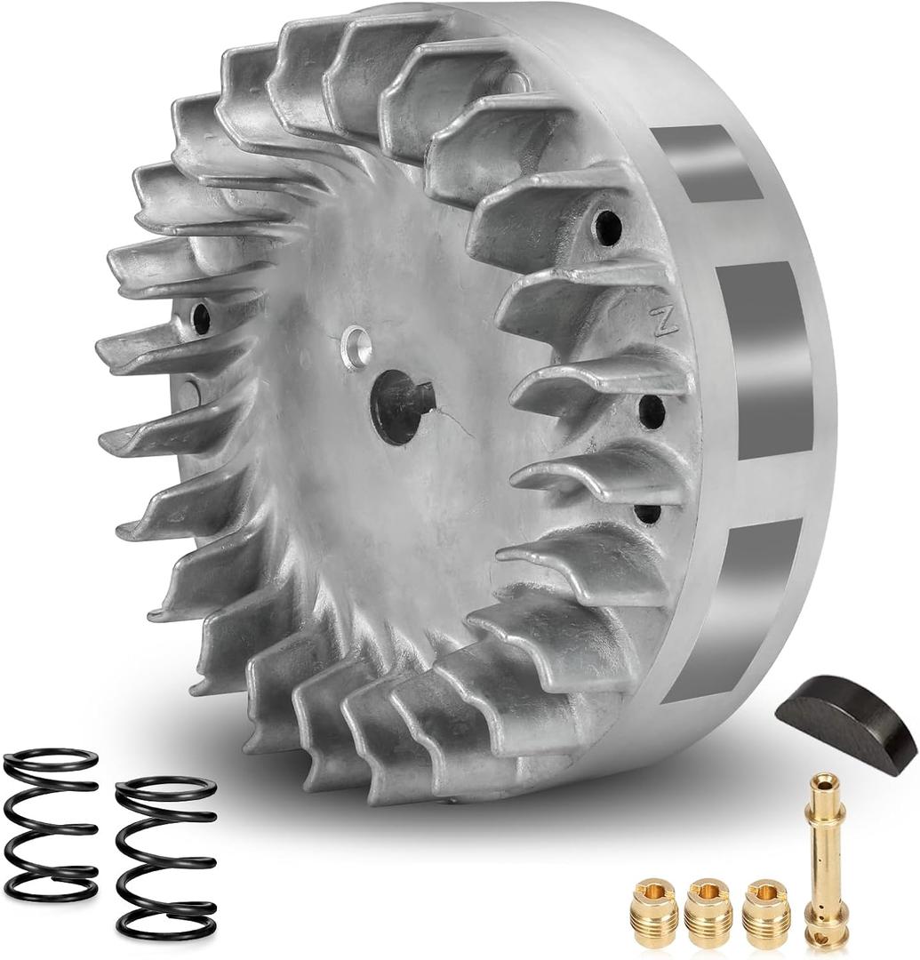 HIAORS Aluminum Flywheel 10krpm for Predator 212cc 200cc 224cc Non Hemi Ghost 69730 69736 196cc BSP Tilly Engine Coleman Mini Bike CT200U BT200X CT200U-EX GX160 GX200 6.5HP Minibike Performance Parts