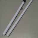 DIIG Sliding Door Security Bar, 17.7-50.5inch Heavy Duty Adjustable Sliding Patio Door Lock Bar with Rubber Tips,Diameter 1inch Window Security Bar for Home Apartment Travel Children Women (White)