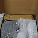 Veken Wide High Pressure Rain Shower Head with Handheld, Handheld Shower Heads with Multi Spray Modes, Rainfall Combo with 15" Metal Extension Arm,Detachable Dual Shower, Bathroom Decor,Chrome Silver (11.8 Inch(Standard))