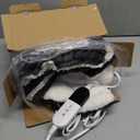 Electric Blanket Heated Throw Blanket, Super Soft Flannel & Sherpa Electric Throw Blanket with 6 Fast Heating Levels, 4 Hours Auto Off & OverHeat Protection, Machine Washable, 50'' X 60'', Dark Gray