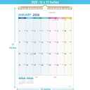 5 x Wall Calendar 2026-2027 Run Now to Jun 2027, Calendar 2026-2027 Wall, 12 x 17 In, 18 Monthly Calendar, 2026 Calendar with Large Blocks, Thick Paper, Holidays, To-do Notes, Great for Organizing