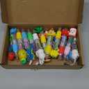 CZWZ 20Pcs Mini Multicolor Pens in One 4-in-1 Cute Pens Bulk for Kids, Fun Kawaii Ballpoint Pens for Birthdays and Children's Party Favors Gifts Teacher School Supplies