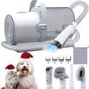 Dog Grooming Vacuum, Pet Grooming Kit with Dog Clippers, 2.5L Dust Cup 11000Pa Dogs Vacuum for Shedding Grooming, 5 Grooming Tools Home Cleaning in 1, Low Noise Pet Grooming Vacuum for Dogs